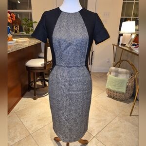 Elegant Gorgeous Black and Gray Women's Work/Suiting Dress